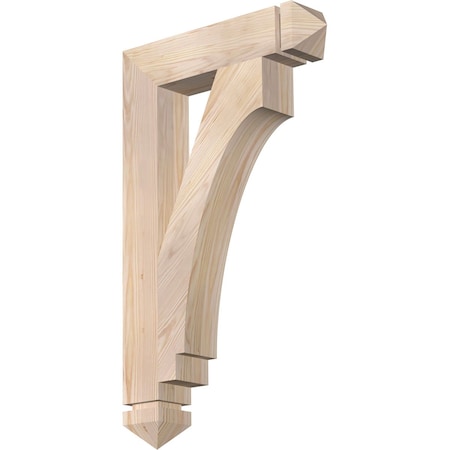 Imperial Arts & Crafts Smooth Bracket, Douglas Fir, 3 1/2W X 18D X 30H